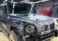 Бронирование Mercredes G-class полиуретановой пленкой