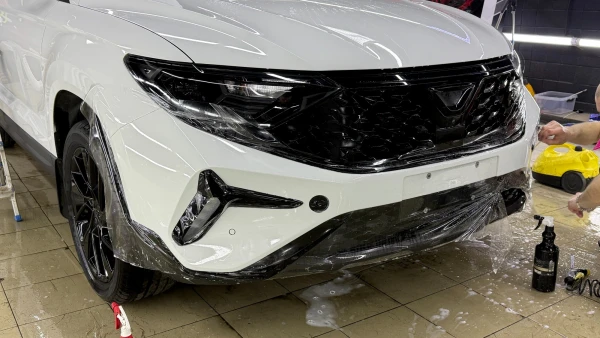 Jetta VS7 оклейка полиуретаном, бронир