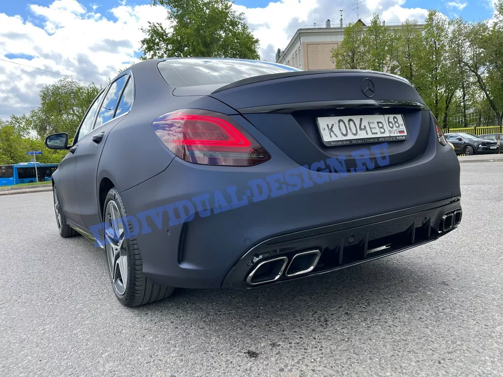 Оклейка синей матовой пленкой bmw x5