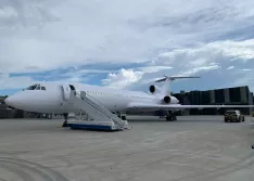 Оклейка самолета Ту 154м