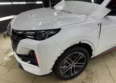 Оклейка зон риска полиуретаном Changan UNI-S