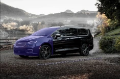Chrysler Voyager  оклейка полиуретановой пленкой
