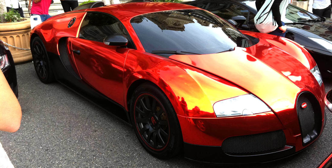 chrome bugatti