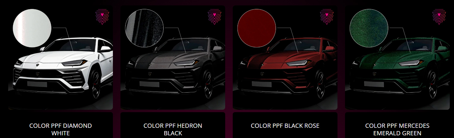 Каталог цветного полиуретана VISAR PPF 1