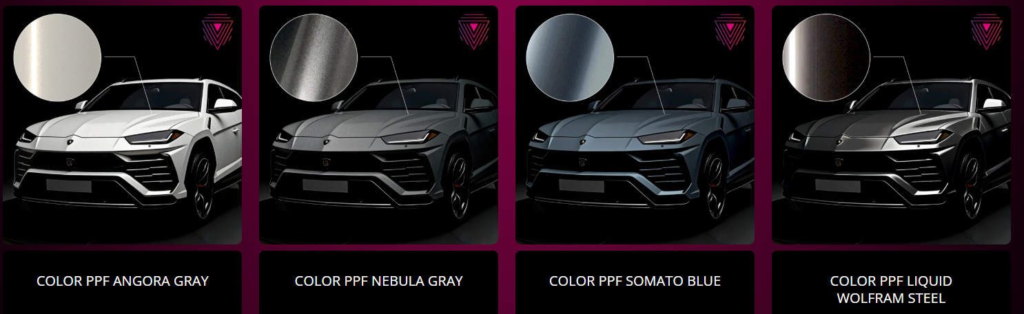 Каталог цветного полиуретана VISAR PPF 12